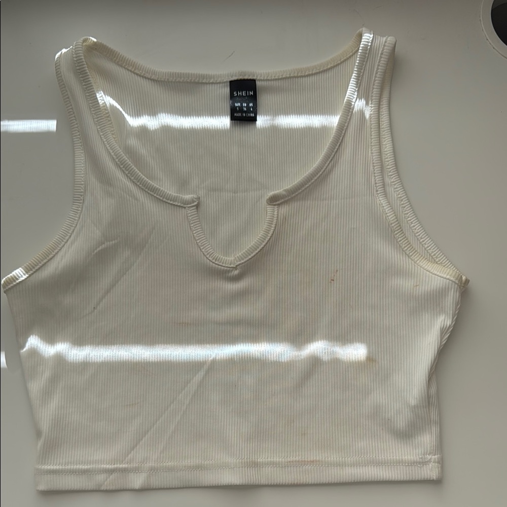 Women’s White Tank